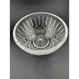 Waterford Crystal Bowl Diamond Cut Design‎ Beautiful Home Decor Display Piece